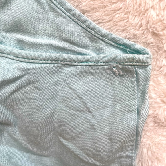 Aritzia Talula tank top light blue turquoise spaghetti lover camisole medium - Picture 5 of 5
